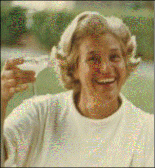 Peggy's life message is "Enjoy!"