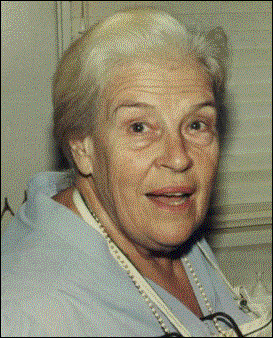 Peggy likes cooking great meals in Gray's kitchen